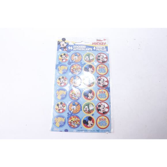 Disney, Junior, Mickey Mouse, Funhouse, Stickers, 4 Sheets, Rock The House, Card - Picture 1 of 3